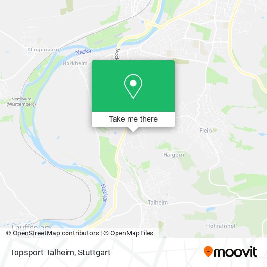 Topsport Talheim map