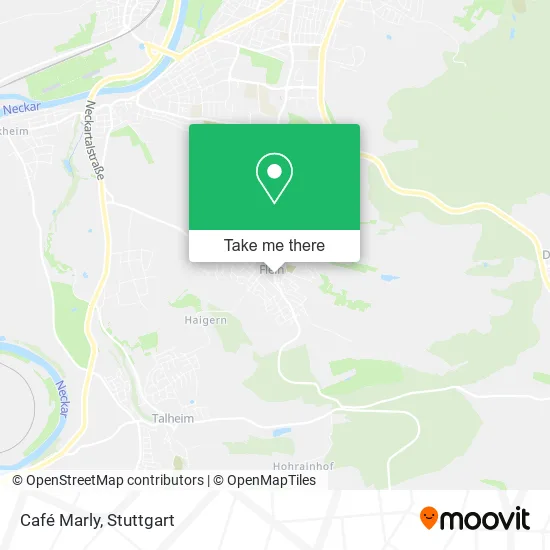 Карта Café Marly