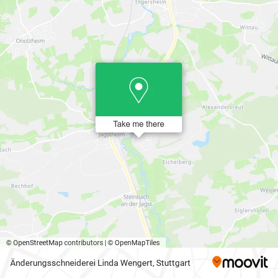 Карта Änderungsschneiderei Linda Wengert