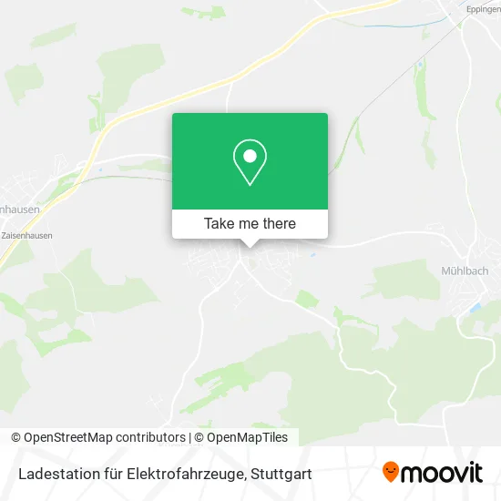 Карта Ladestation für Elektrofahrzeuge