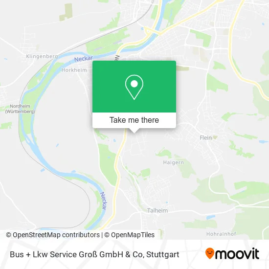 Карта Bus + Lkw Service Groß GmbH & Co