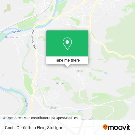 Карта Gashi Gerüstbau Flein