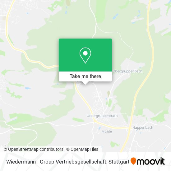 Карта Wiedermann - Group Vertriebsgesellschaft