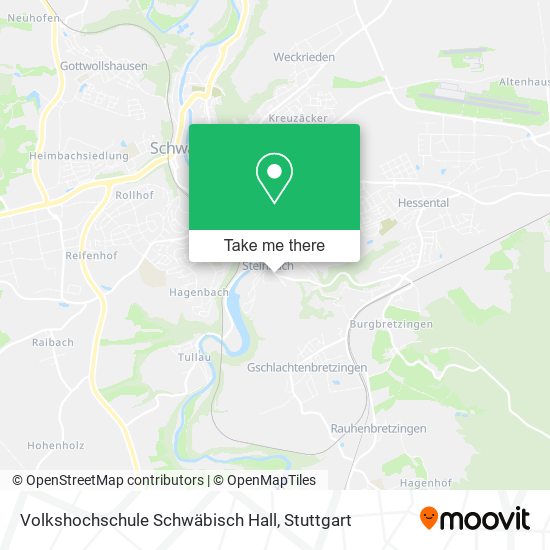 Volkshochschule Schwäbisch Hall map