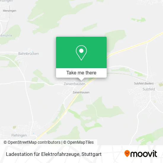 Карта Ladestation für Elektrofahrzeuge