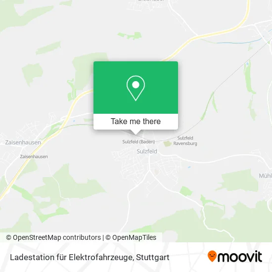 Карта Ladestation für Elektrofahrzeuge