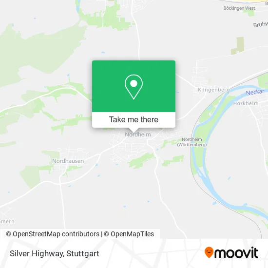 Карта Silver Highway