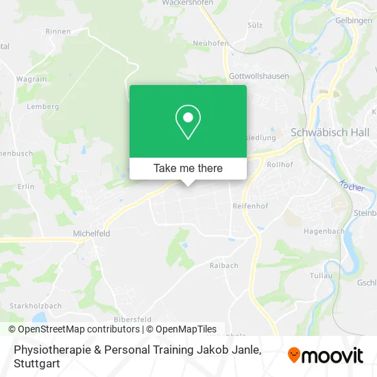 Карта Physiotherapie & Personal Training Jakob Janle
