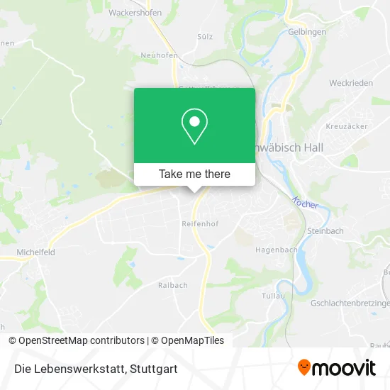 Карта Die Lebenswerkstatt