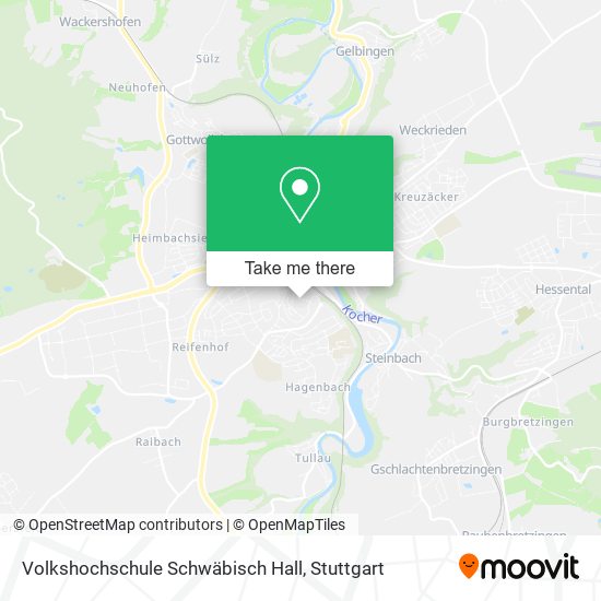 Volkshochschule Schwäbisch Hall map