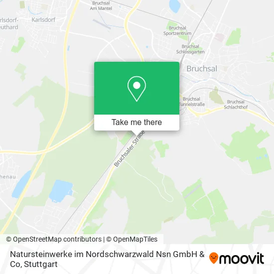 Карта Natursteinwerke im Nordschwarzwald Nsn GmbH & Co