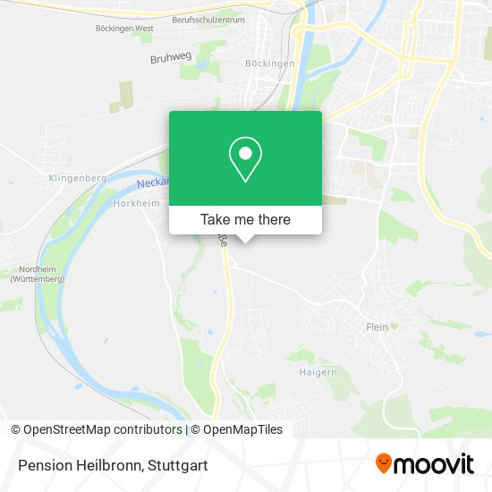 Pension Heilbronn map