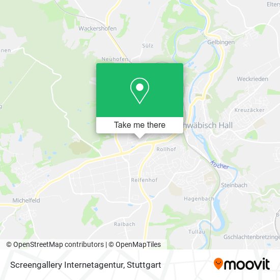Карта Screengallery Internetagentur