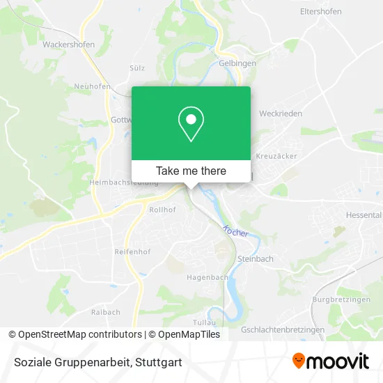Карта Soziale Gruppenarbeit
