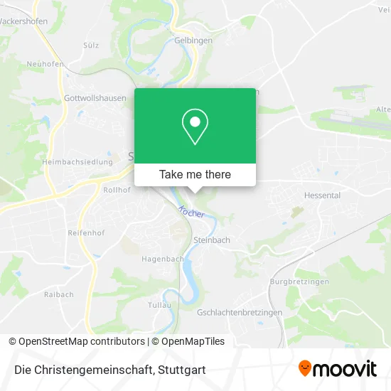 Карта Die Christengemeinschaft