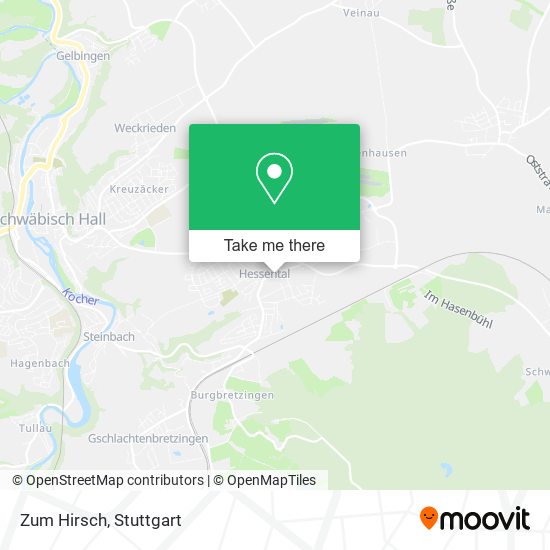 Карта Zum Hirsch