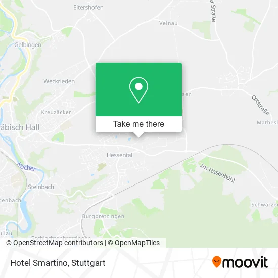 Карта Hotel Smartino