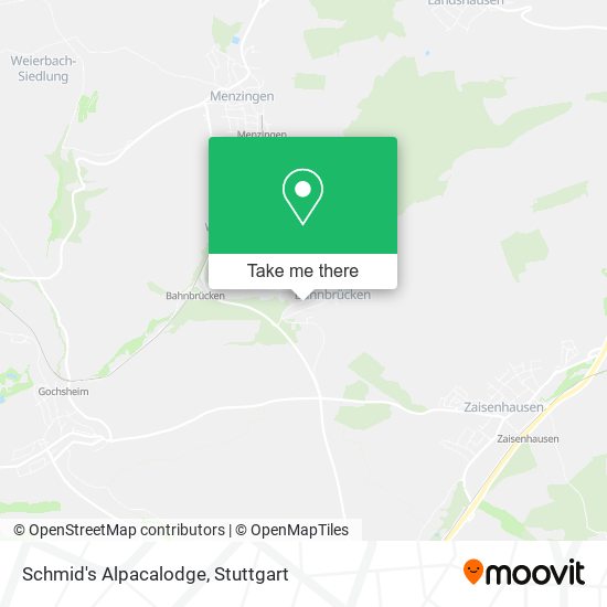 Schmid's Alpacalodge map