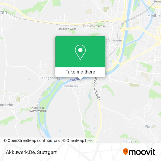 Карта Akkuwerk.De