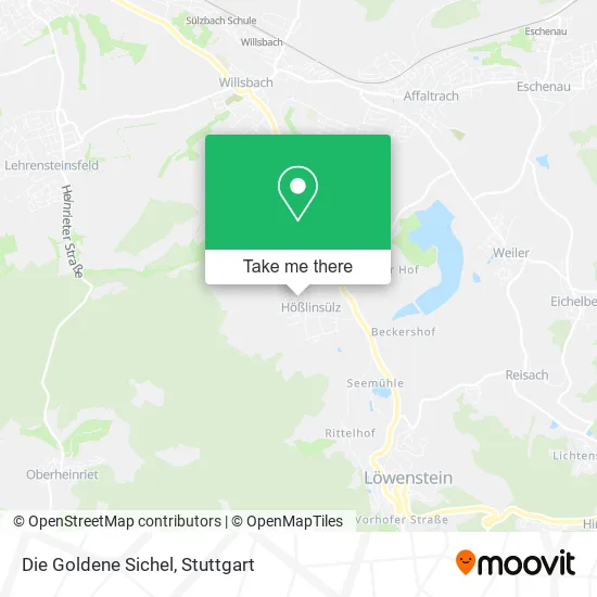 Карта Die Goldene Sichel