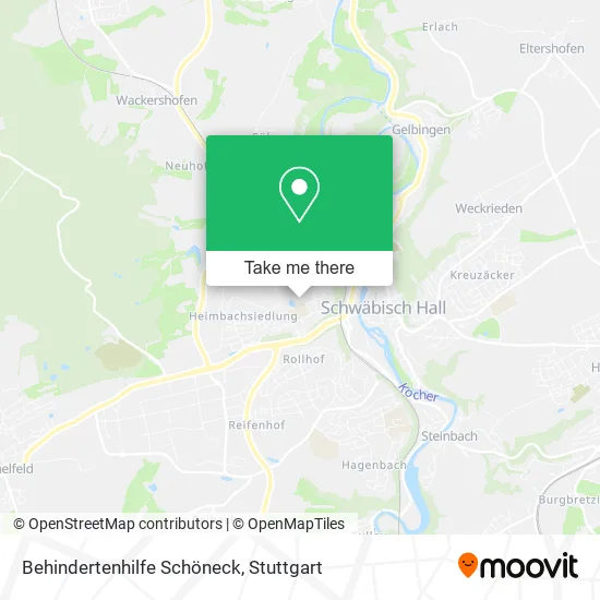 Карта Behindertenhilfe Schöneck