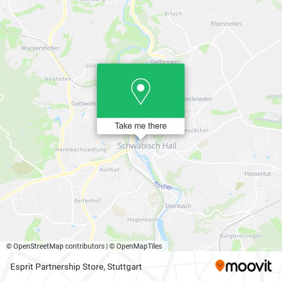 Esprit Partnership Store map