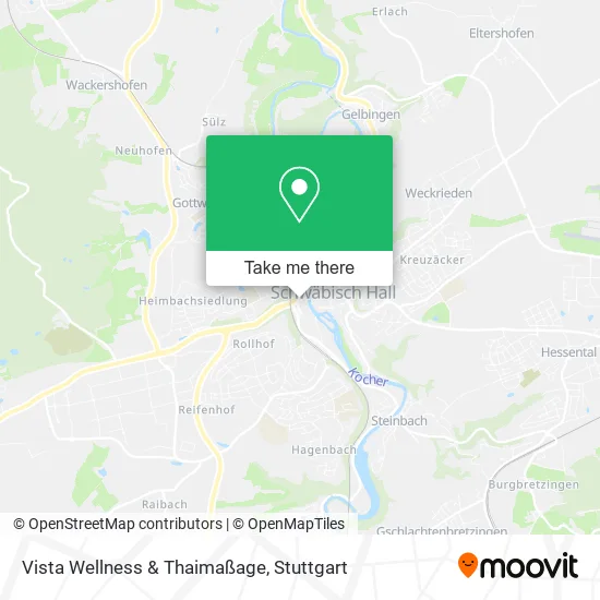 Карта Vista Wellness & Thaimaßage