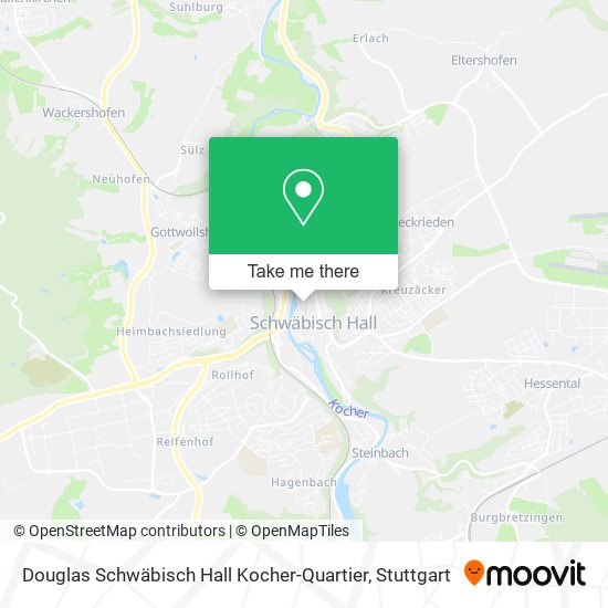 Douglas Schwäbisch Hall Kocher-Quartier map