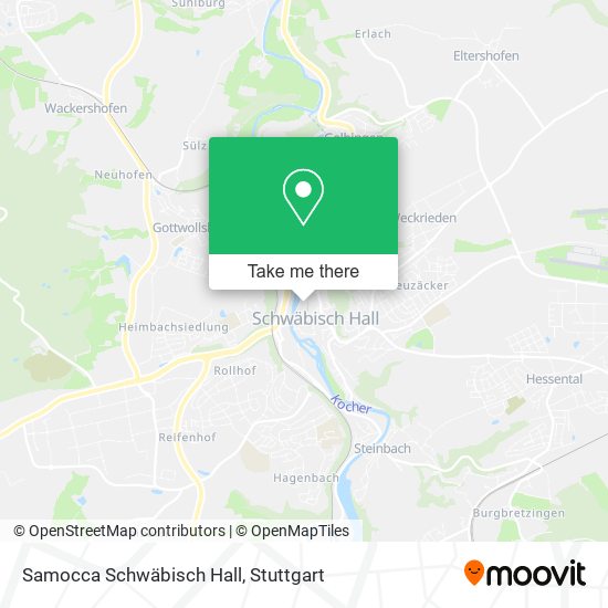 Карта Samocca Schwäbisch Hall
