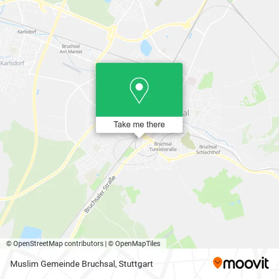 Карта Muslim Gemeinde Bruchsal