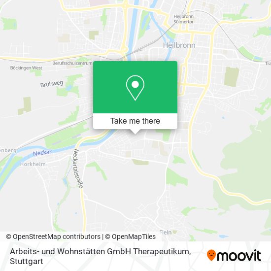 Arbeits- und Wohnstätten GmbH Therapeutikum map