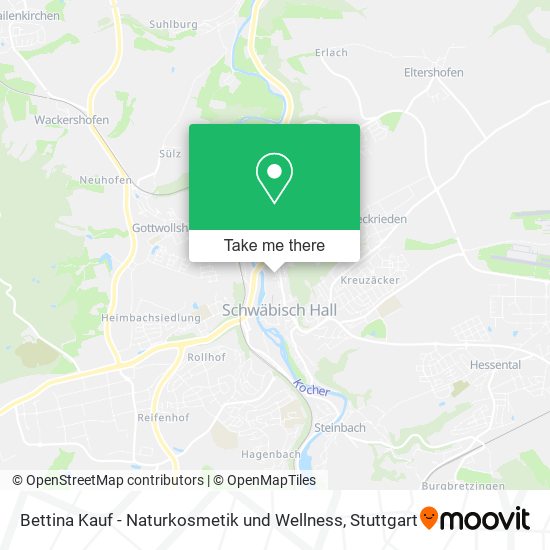 Bettina Kauf - Naturkosmetik und Wellness map