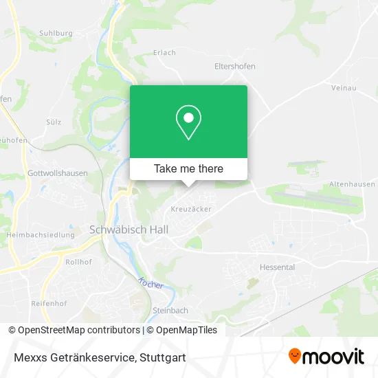 Карта Mexxs Getränkeservice