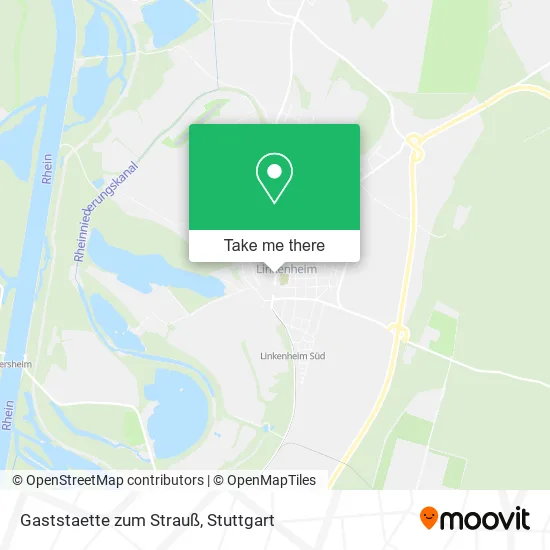 Карта Gaststaette zum Strauß