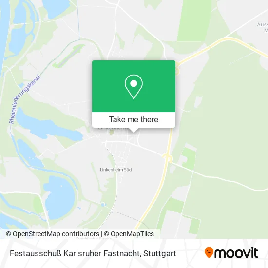 Карта Festausschuß Karlsruher Fastnacht