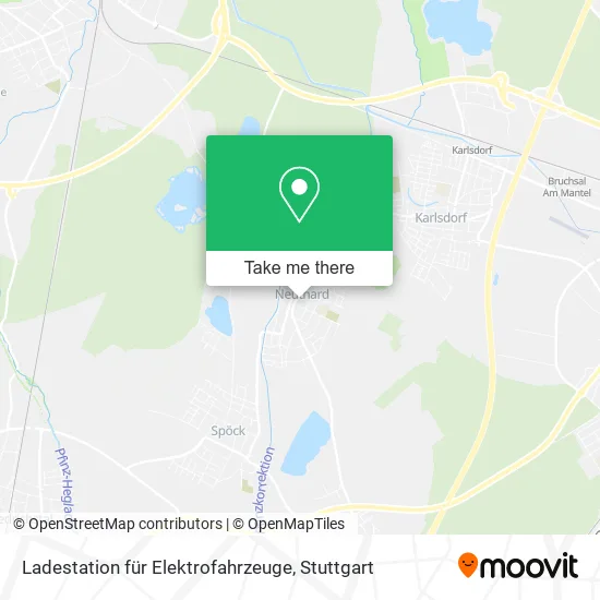 Карта Ladestation für Elektrofahrzeuge