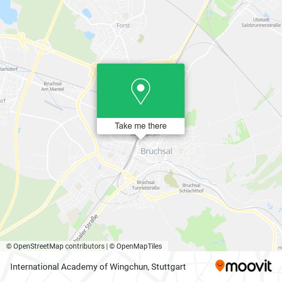 International Academy of Wingchun map