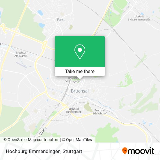 Hochburg Emmendingen map