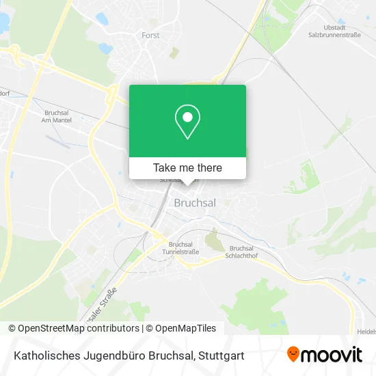 Карта Katholisches Jugendbüro Bruchsal