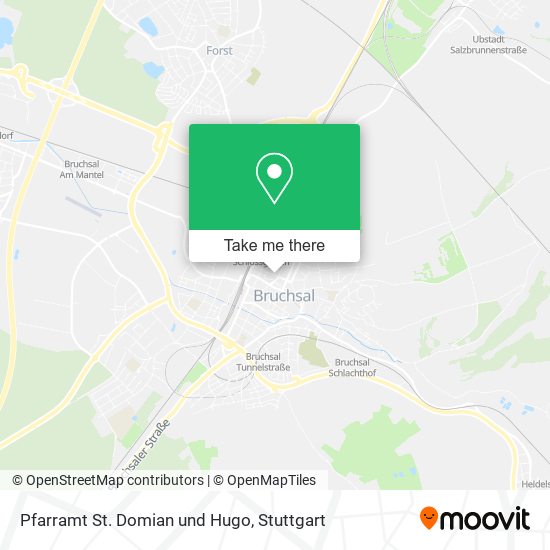 Pfarramt St. Domian und Hugo map