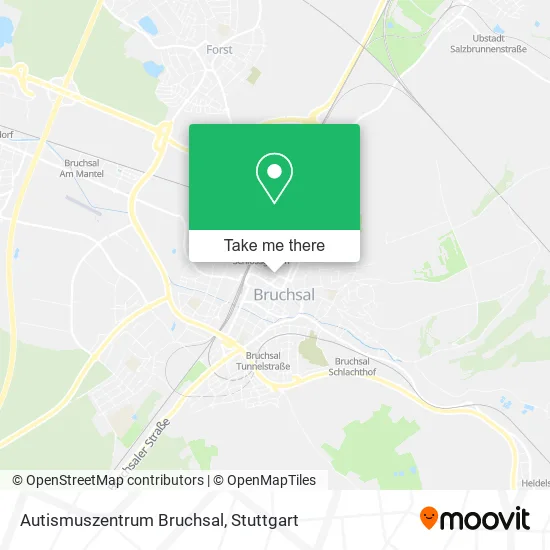 Карта Autismuszentrum Bruchsal