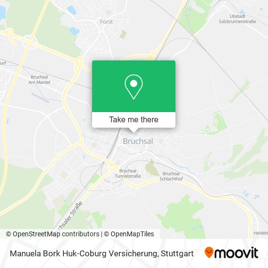 Manuela Bork Huk-Coburg Versicherung map