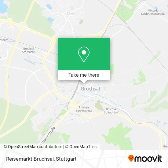 Карта Reisemarkt Bruchsal