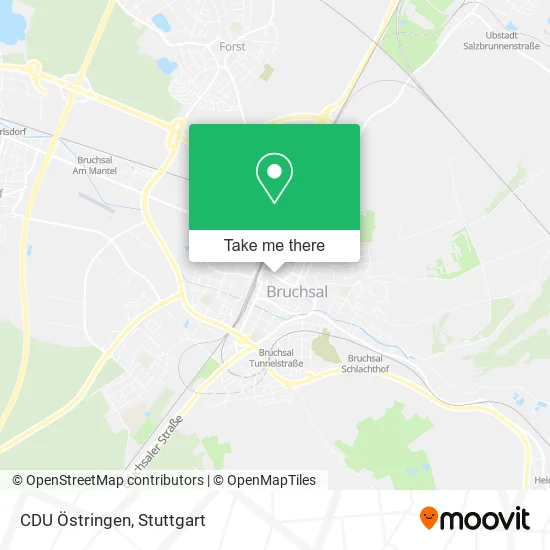 Карта CDU Östringen