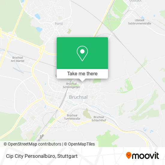 Карта Cip City Personalbüro