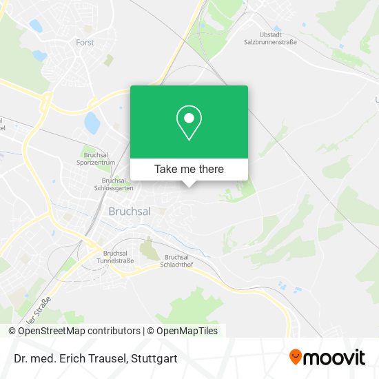 Dr. med. Erich Trausel map