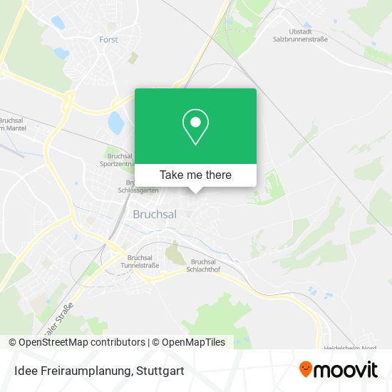 Idee Freiraumplanung map