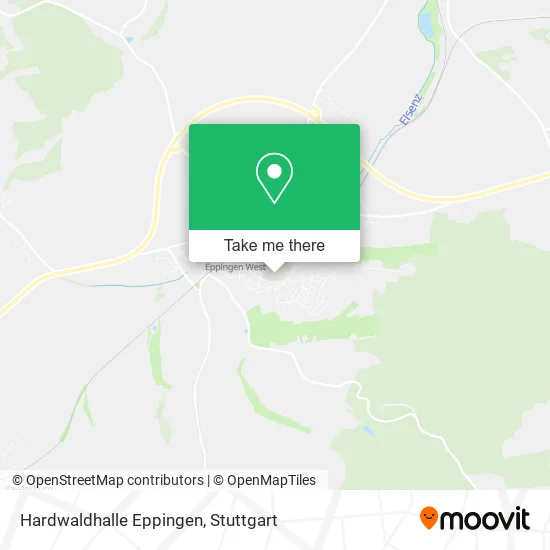 Карта Hardwaldhalle Eppingen