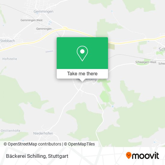 Bäckerei Schilling map