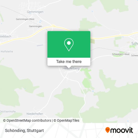 Карта Schönding